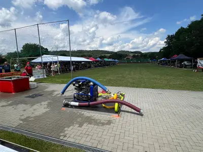 Střítež nad Ludinou - sportovní areál - foto trati 1